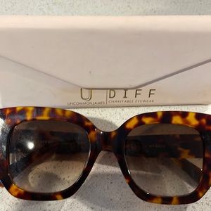 Uncommon James and Diff Eyewear limited edition tortoise Retro sunglasses